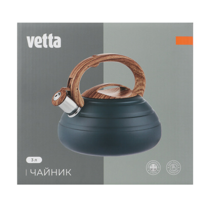 VETTA Чайник стальной 3.0л "Бенуа", индукция