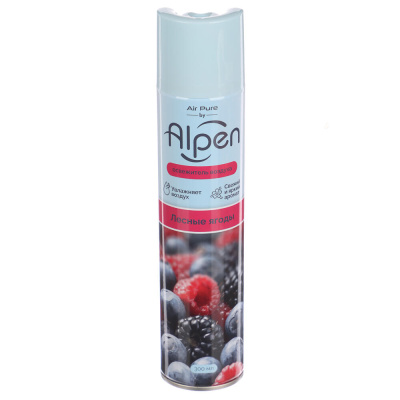 Освежитель воздуха Alpen Фиалковое поле/Лесные ягоды, ж/б, 300мл