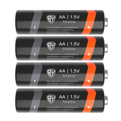 Батарейки AA BY (LR06) 2шт в блистере, щелочные 1.5V, высокой ёмкости