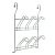 Полка для стаканов тм VETTA, 23,5x11x34cм, хромированная сталь