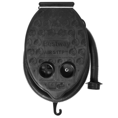 BESTWAY Насос ножной AIR STEP, объём 3л, 28см, 3 насадки в комплекте, 62004