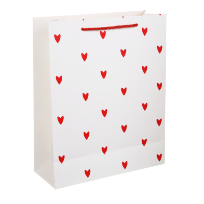 Пакет подарочный бумажный тм LADECOR L 26x32x10 см, 4 дизайна