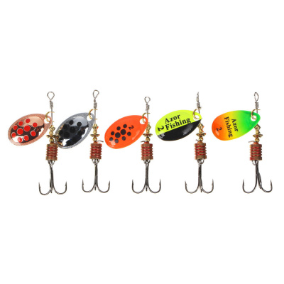 Блесна вращающаяся "Комета" тм AZOR FISHING, №2, 5 гр, 5 цветов