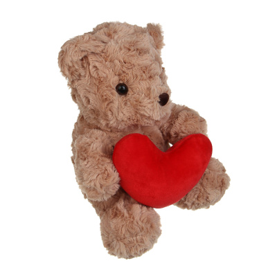 Сувенир мягкий тм LADECOR "Мишка с сердцем", 20 см, плюш, 4 цвета
