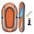 BESTWAY Рафт KONDOR 3000 в комплекте, весла, насос, 212x122 см, 61146