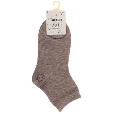 Носки детские, бесшовные, тм Turkan, 5-7 лет, 90%хлопок, 8% п/а, 2%лайкра,цвета в ас-те, R0520