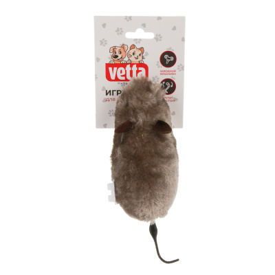 Игрушка для кошек тм VETTA, мышь заводная, 12 см