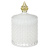 NEW GALAXY Свеча ароматизированная Blaсk&White 160гр. wood sage, white flower, bluebell, pear