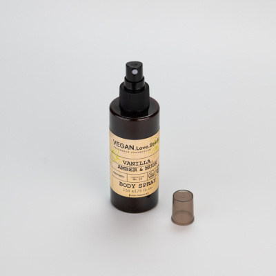 Парфюмированный спрей для тела VEGAN.Love.Studio Vanilla, Amber, Musk, 150 мл