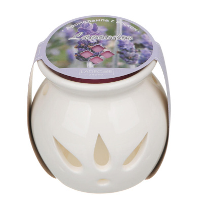LADECOR Ароманабор лампа и аромавоск, (Rose/Lavender/Sandalwood/Vanilla/Cotton/Ocean)