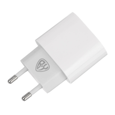 Сетевое зарядное устройство BY Pure 20Вт, USB-C PD,110-240В,50-60Гц, пластик, белый