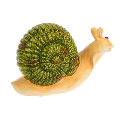 Фигурка садовая "Улитка" тм INBLOOM, 20х10х12см, магнезия