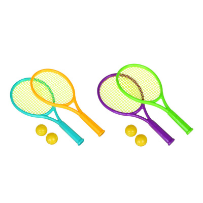 Набор для бадминтона для детей, тм BY SPORT, 2 ракетки, 2 мяча, в сетке, пластик, полиэстер