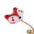 Игрушка для кошек тм VETTA, лисичка с пером, п/э, 25см