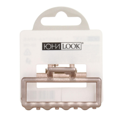 ЮНИLOOK Краб для волос, 5см, металл, пластик, 2 дизайна, ACS-47