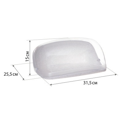 Хлебница IDEA 31,5x25,4x15см, пластик