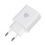 Сетевое зарядное устройство BY Double 10Вт, 2xUSB, 2А, 5В,110-240В, 50-60Гц, пластик белый