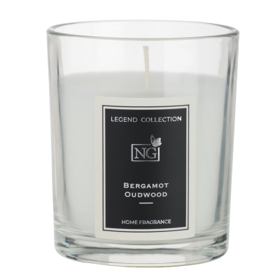NEW GALAXY Свеча ароматизированная LEGEND COLLECTION, 88 гр, Bergamot Oudwood