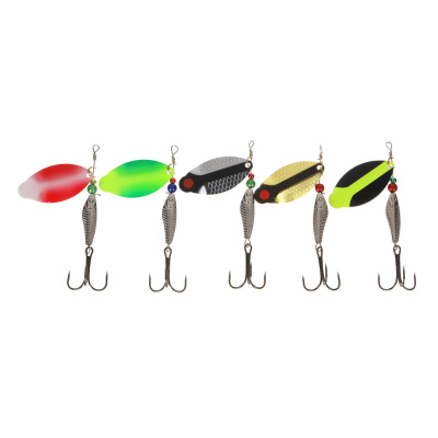 Блесна вращающаяся "Щукарь" тм AZOR FISHING, №4, 9 гр, 5 цветов