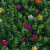 Изгородь искусственная тм INBLOOM, 60x40см, "Самшит с цветами", полипропилен