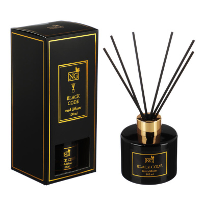 NEW GALAXY Ароматизатор диффузор "LUX",100 мл.4 шт.(wood sage,white flower, black code, pear&freesia