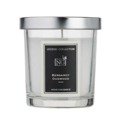 NEW GALAXY Свеча ароматизированная LEGEND COLLECTION, 88 гр, Bergamot Oudwood