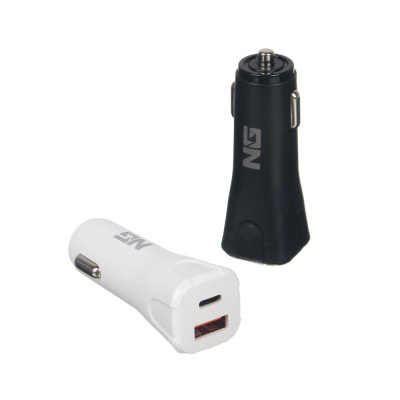 ЕРМАК Зарядное устройство в авто, USB QC3.0+PD, 5V-3A, 9V-3A, 12V-2,5A, металл