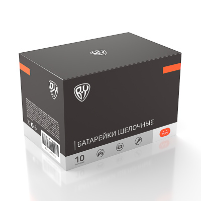Батарейки AA BY (LR06) 2шт в блистере, щелочные 1.5V, высокой ёмкости