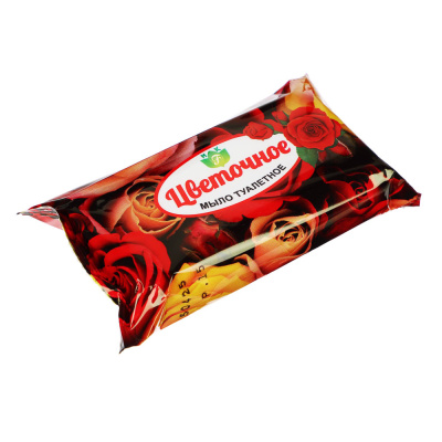 Мыло твердое Цветочное, флоу-пак, 100 г