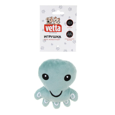 VETTA Игрушка для домашних животных, ПЭ, мята, 10,5х9,5 см