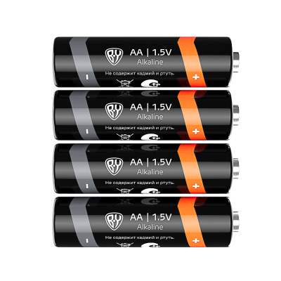 Батарейки AA BY (LR06) 4шт в блистере, щелочные 1.5V, высокой ёмкости