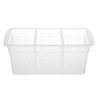 Корзинка для специй 3 секции 27x15x10см, пластик