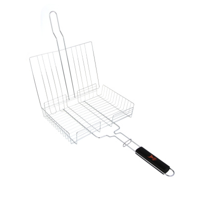Решетка гриль хром. тм GRILLBOOM, 23x29x6см