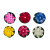 Фигура для пруда с подсветкой 1LED (СR2032) тм INBLOOM, d10 см, пластик, 6цв.