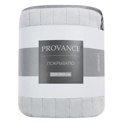 PROVANCE Фрэя Покрывало бархатное однотонное 220х240см, 100% полиэстер