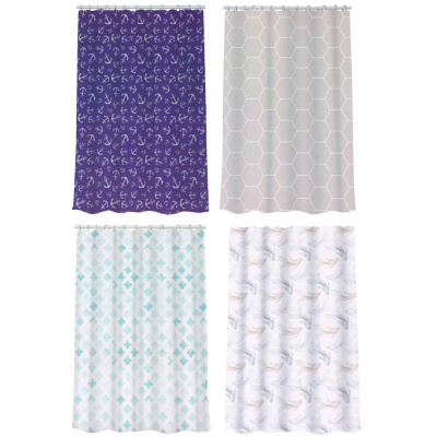 Штора для ванной тм VETTA Bath Plus, ПЕВА 80 г/м2, 200x200 см, 3 дизайна
