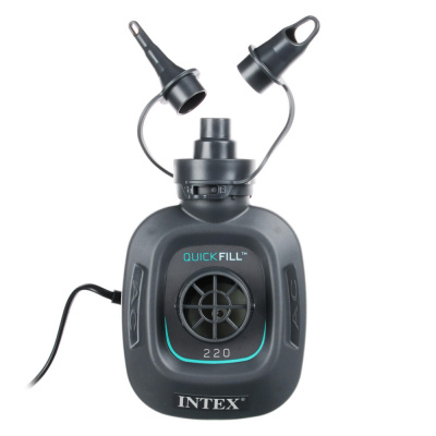 INTEX Насос электрический 220-240В Quick-Fill, 650л/м, 3 насадки в комплекте, 66640