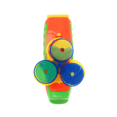 ИГРОЛЕНД Пистолет стреляющий дисками, PP, ABS, 4 дизайна, 16х3,5х21,5 см