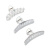 Краб для волос, тм ЮНИLOOK, 10-11см, пластик, 3 дизайна, #2