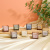 NEW GALAXY Свеча ароматизированная Home Naturals, poetic soul, rosso nobile,leather noir,pear&freesi