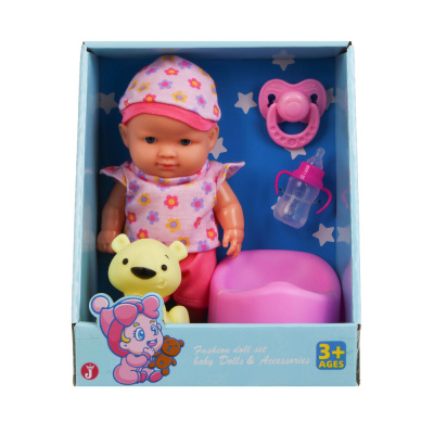Пупс 20 см с акс., PVC, PP, ABS, тм ИГРОЛЕНД