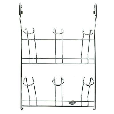 Полка для стаканов тм VETTA, 23,5x11x34cм, хромированная сталь