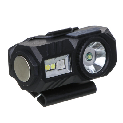 Фонарь налобный тм ЕРМАК,сенсорный,крепление,XPE LED+3LED,9 режимов,500мАч,64х45х34 мм,красный свет