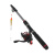 Набор рыболовный тм AZOR FISHING,(Удочка телескоп.,1,8м,тест 10-30 гр,катушка,леска,грузила,бусины)