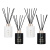 NEW GALAXY Диффузор Black&White, wood sage, white flower, bluebell, pear and freesia 80мл