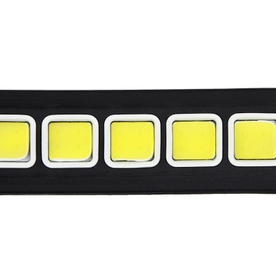 ЕРМАК Дневные ходовые огни, LED 40шт, гибкий резин. корп., 260мм, 12V, белый, 2шт.