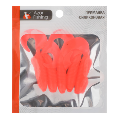 Приманка мягкая "Shad" тм AZOR FISHING, силикон, 7см, 5шт. в уп, 5 цветов