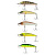 Воблер "Мини Минноу" тм AZOR FISHING, F, 4,0гр, 55мм, 0,0-0,8м, 5 цветов