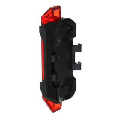 Фонарь велосипедный задний, тм BY SPORT, 4 режима, 5LED, USB 3.7V