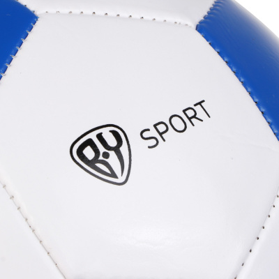 Мяч футбольный, тм BY SPORT, размер 5, 22см, 2 сл, ПВХ 1,5мм, 260г (+-10%), 2 дизайна